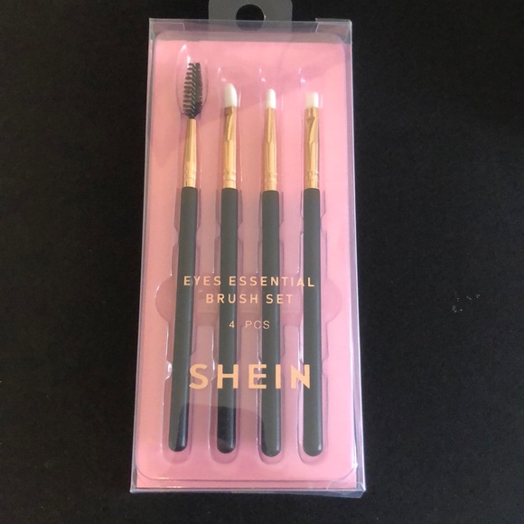SHEIN Makeup New Unused Eye Essential 4 Pcs Brush Set Poshmark